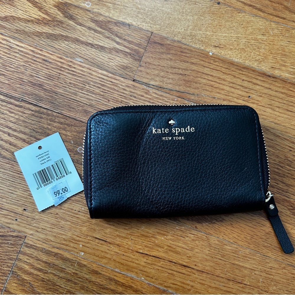 Kate Spade Black Leather Wallet